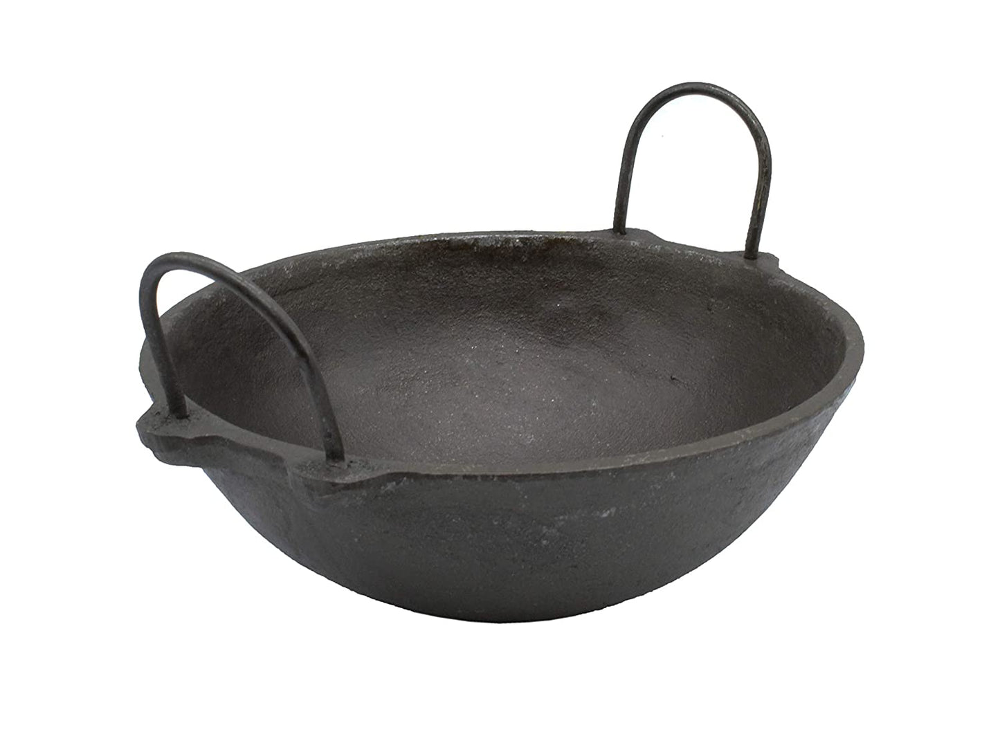 Pre-Seasoned Cast Iron Kadhai 20cm (Induction Compatible)