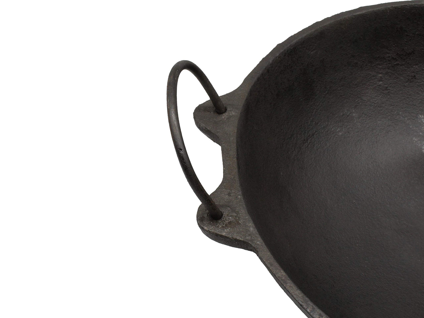 Pre-Seasoned Cast Iron Kadhai 22cm-Induction Compatible