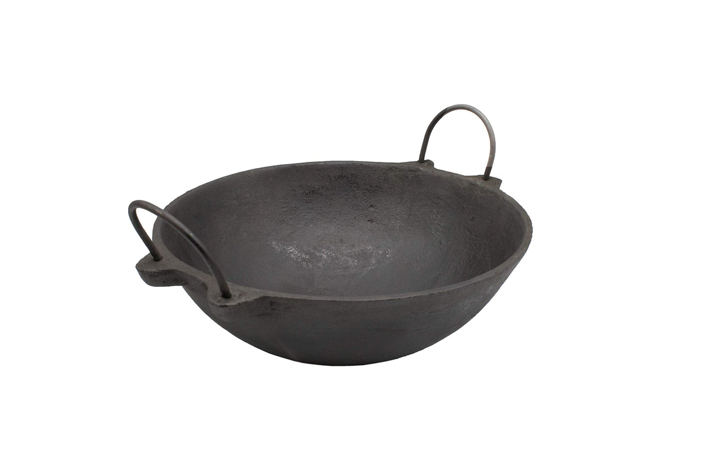 Pre-Seasoned Cast Iron Kadhai 22cm-Induction Compatible