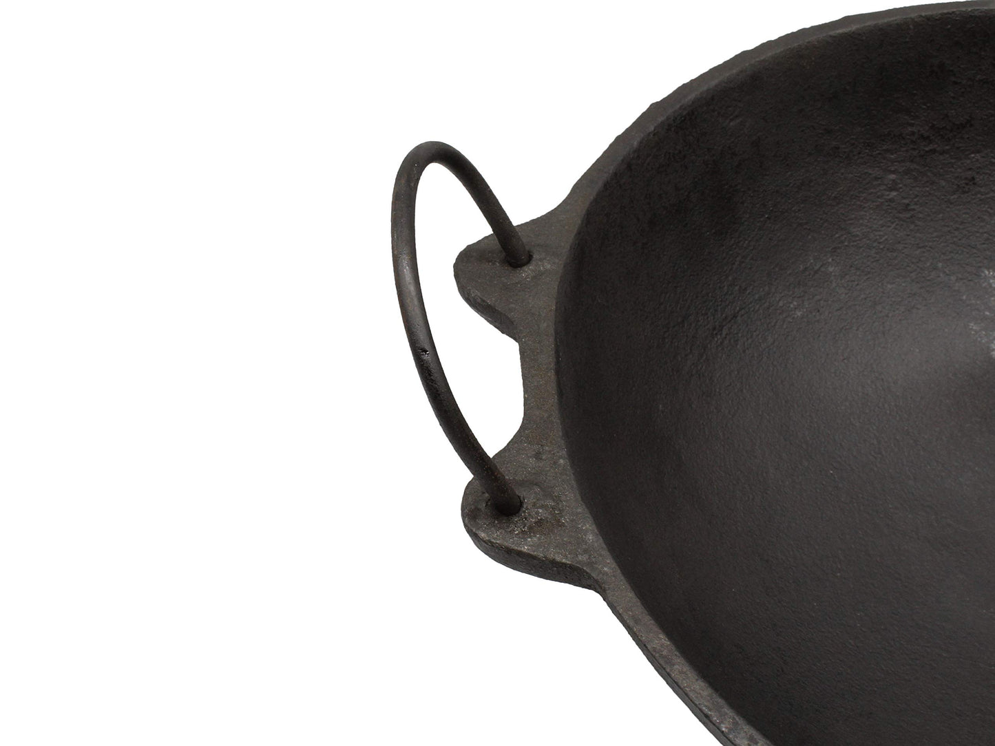 Pre-Seasoned Cast Iron 3.5 Litres Kadhai NO.4 | 11.5 Inch | 29 cm (Induction Compatible)
