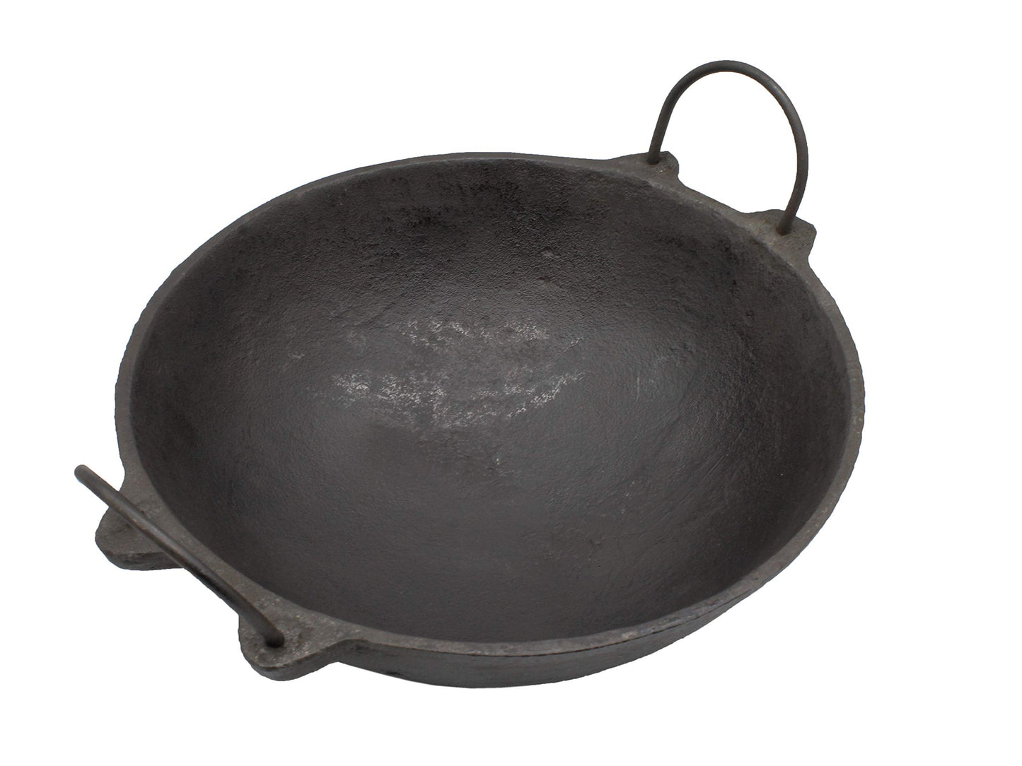 Pre-Seasoned Cast Iron 3.5 Litres Kadhai NO.4 | 11.5 Inch | 29 cm (Induction Compatible)