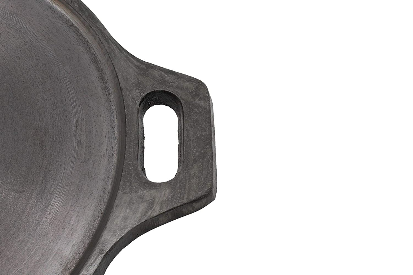 Cast Iron Pre-Seasoned Flat Tawa 11" & Pre-Seasoned Cast Iron Kadai 8"(Combo Set of 2)-Induction Compatible