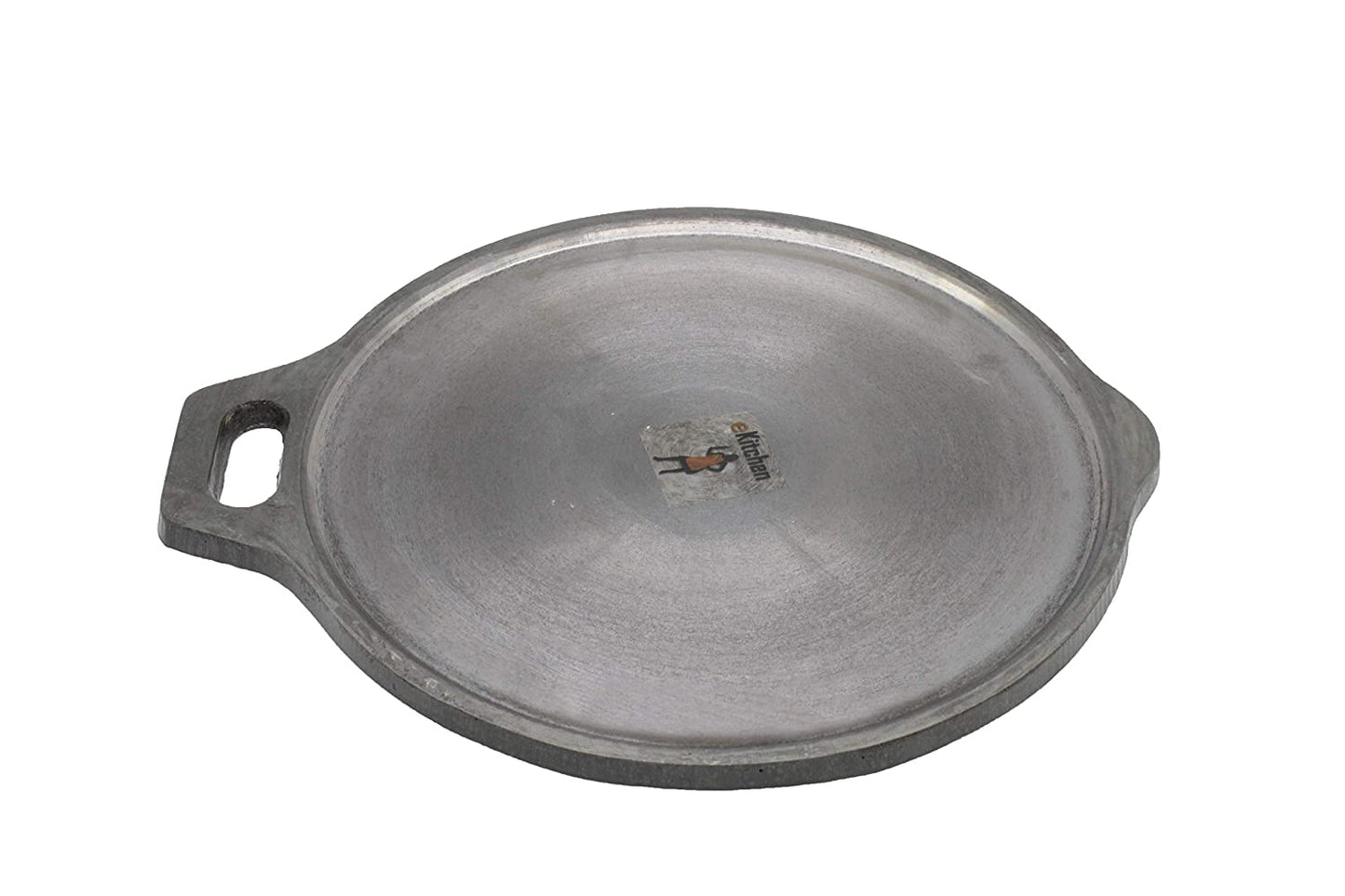 Cast Iron Pre-Seasoned Flat Tawa 11" & Pre-Seasoned Cast Iron Kadai 8"(Combo Set of 2)-Induction Compatible