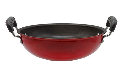 Fe+ Pre-Seasoned Iron Deep Kadhai with Lid 21.5cm