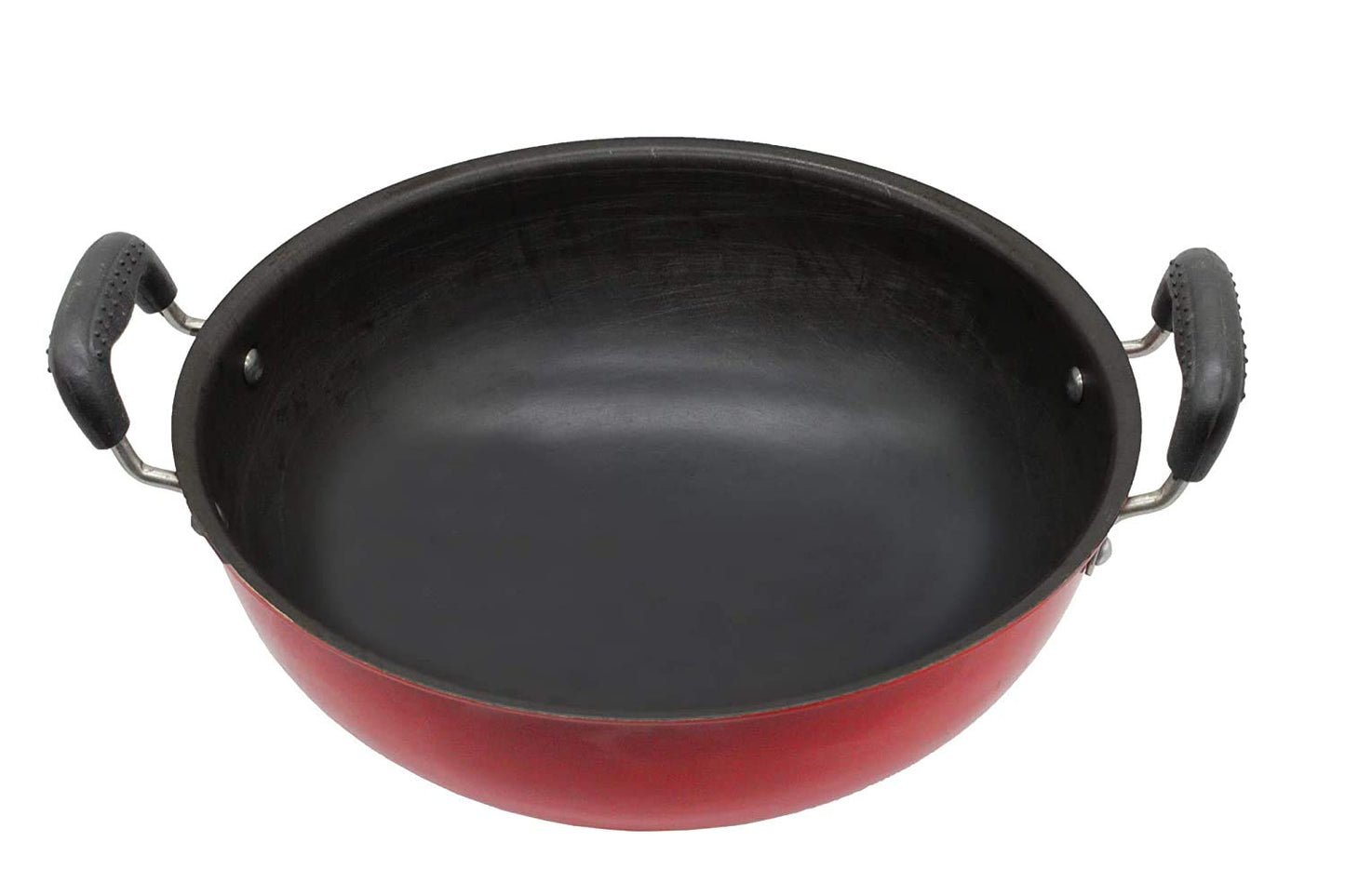 Fe+ Pre-Seasoned Iron Deep Kadhai with Lid 25.5cm