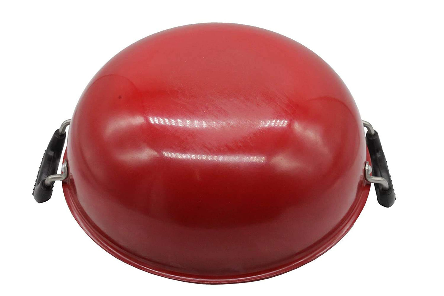 Fe+ Pre-Seasoned Iron Deep Kadhai with Lid 25.5cm