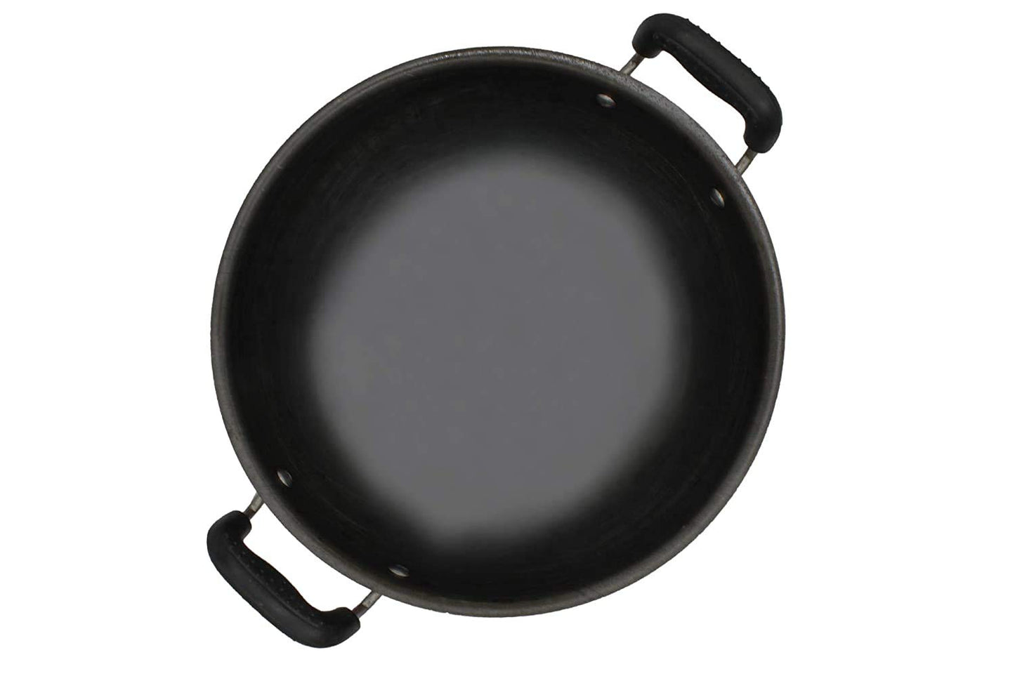Fe+ Pre-Seasoned Iron Deep Kadhai with Lid 25.5cm