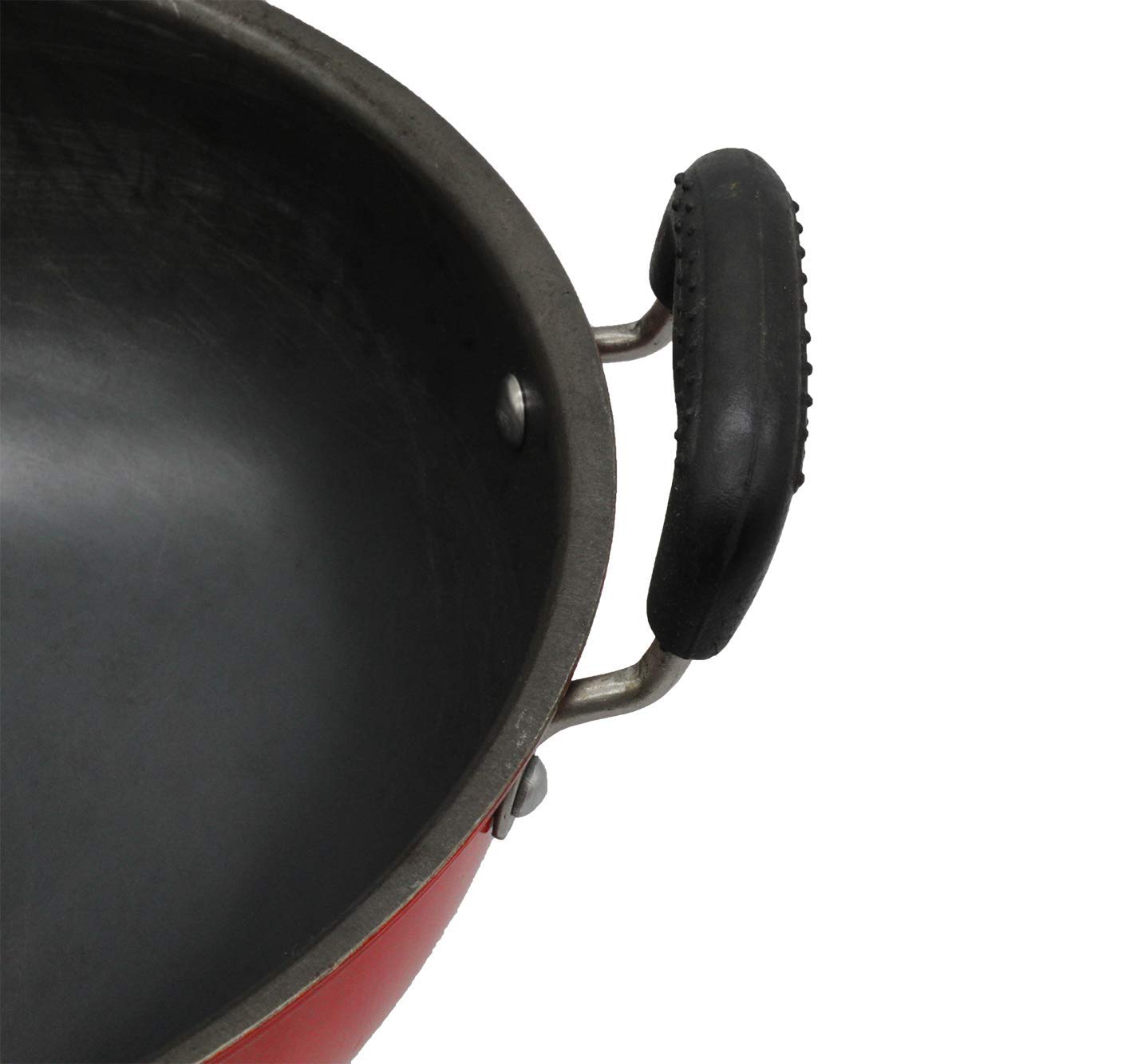 Fe+ Pre-Seasoned Iron Deep Kadhai with Lid 25.5cm