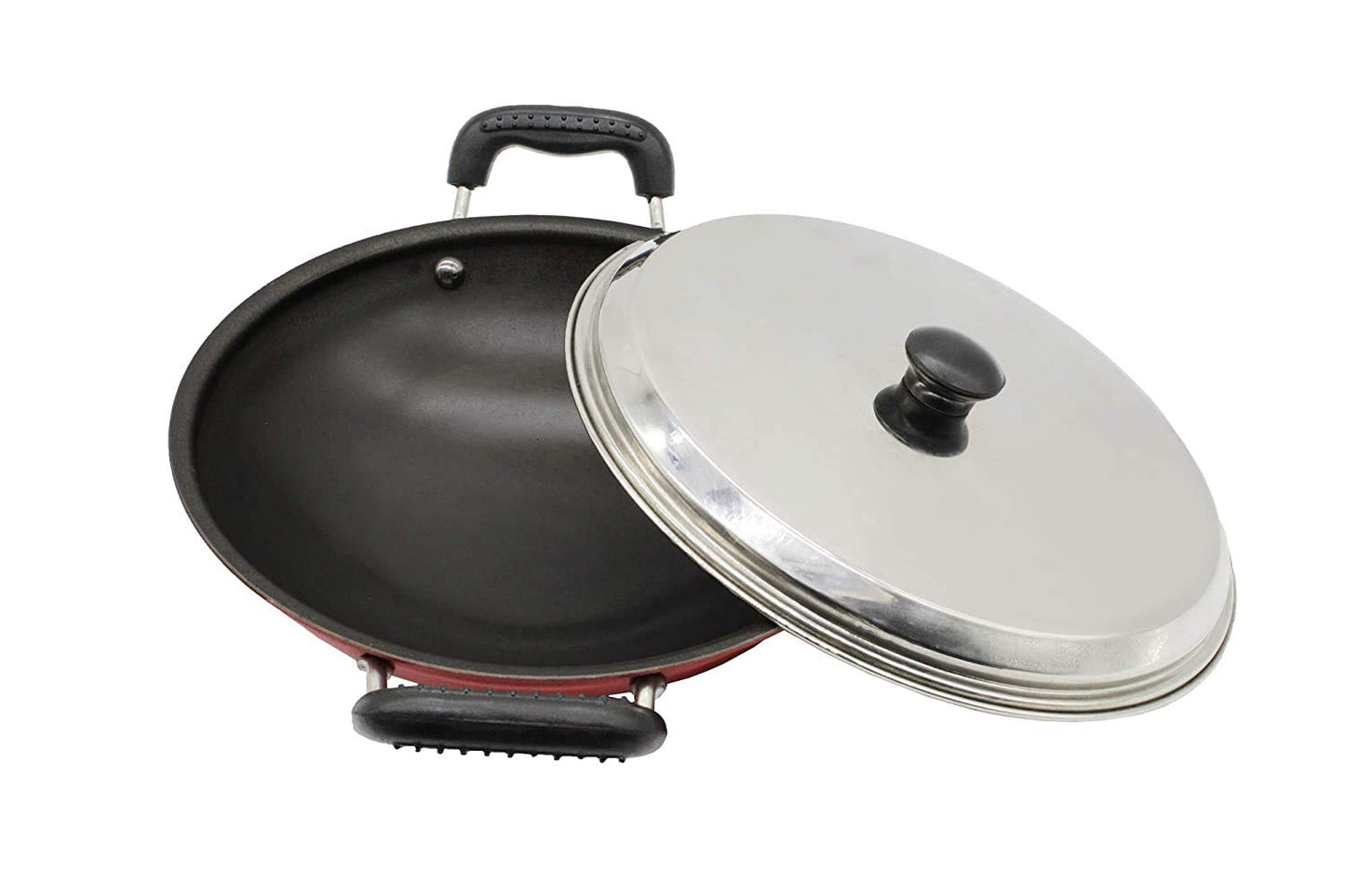 Fe+ Pre-Seasoned Mild Carbon Steel | Iron Appam Pan | Appachetty 21cm