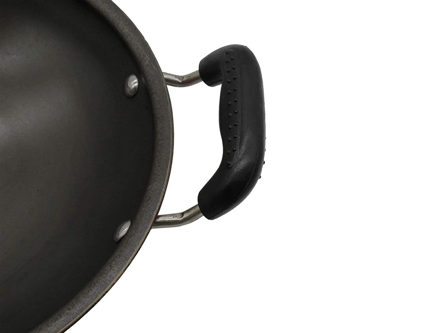 Fe+ Pre-Seasoned Mild Carbon Steel | Iron Appam Pan | Appachetty 21cm