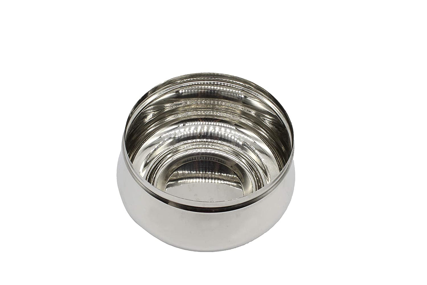Stainless Steel See Through Lid Lunch Box | Dabba (17cm) 1500ml - Set of 2Pcs