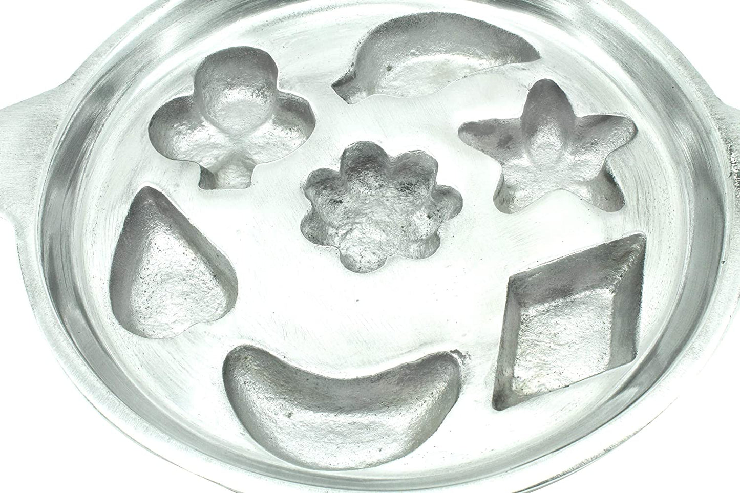 Aluminium 7 Slots Different Shapes Mini Cake | Muffins | Cake Mould Pan with Lid