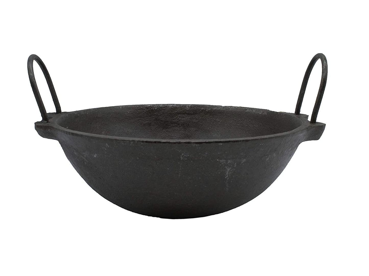 Pre-Seasoned Cast Iron Kadhai NO.1 | 8 Inch | 24cm (Induction Compatible)