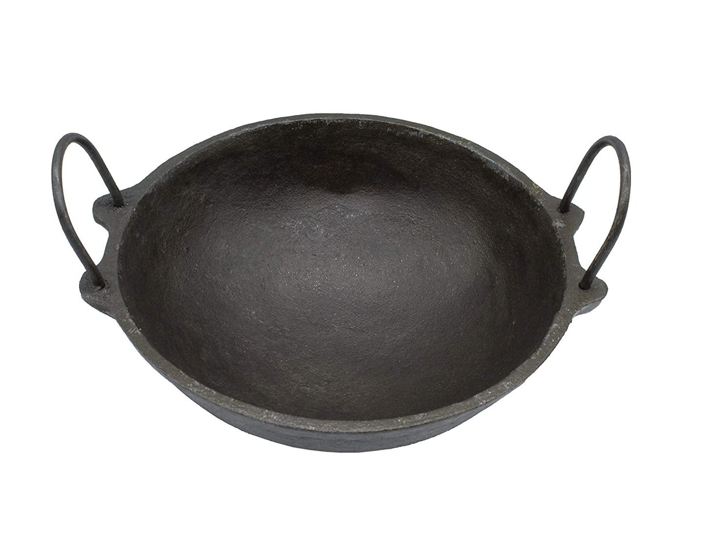 Pre-Seasoned Cast Iron Kadhai NO.1 | 8 Inch | 24cm (Induction Compatible)