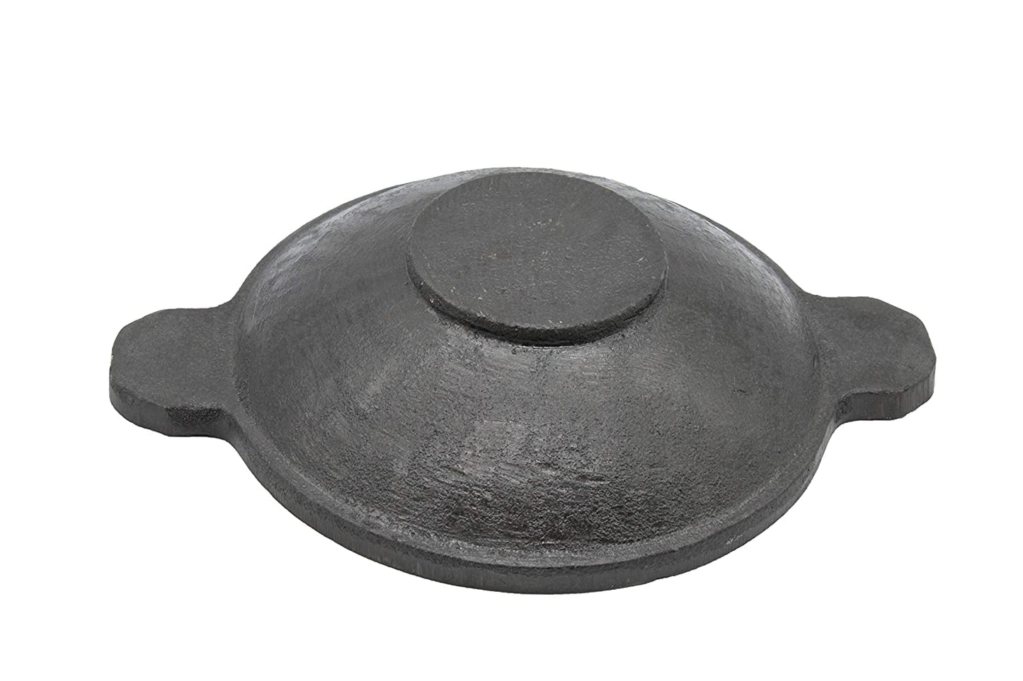 Pre-Seasoned Cast Iron Appam Pan 8 Inch | 20 cm | Depth-4 cm (Without Lid)(Induction Compatible)