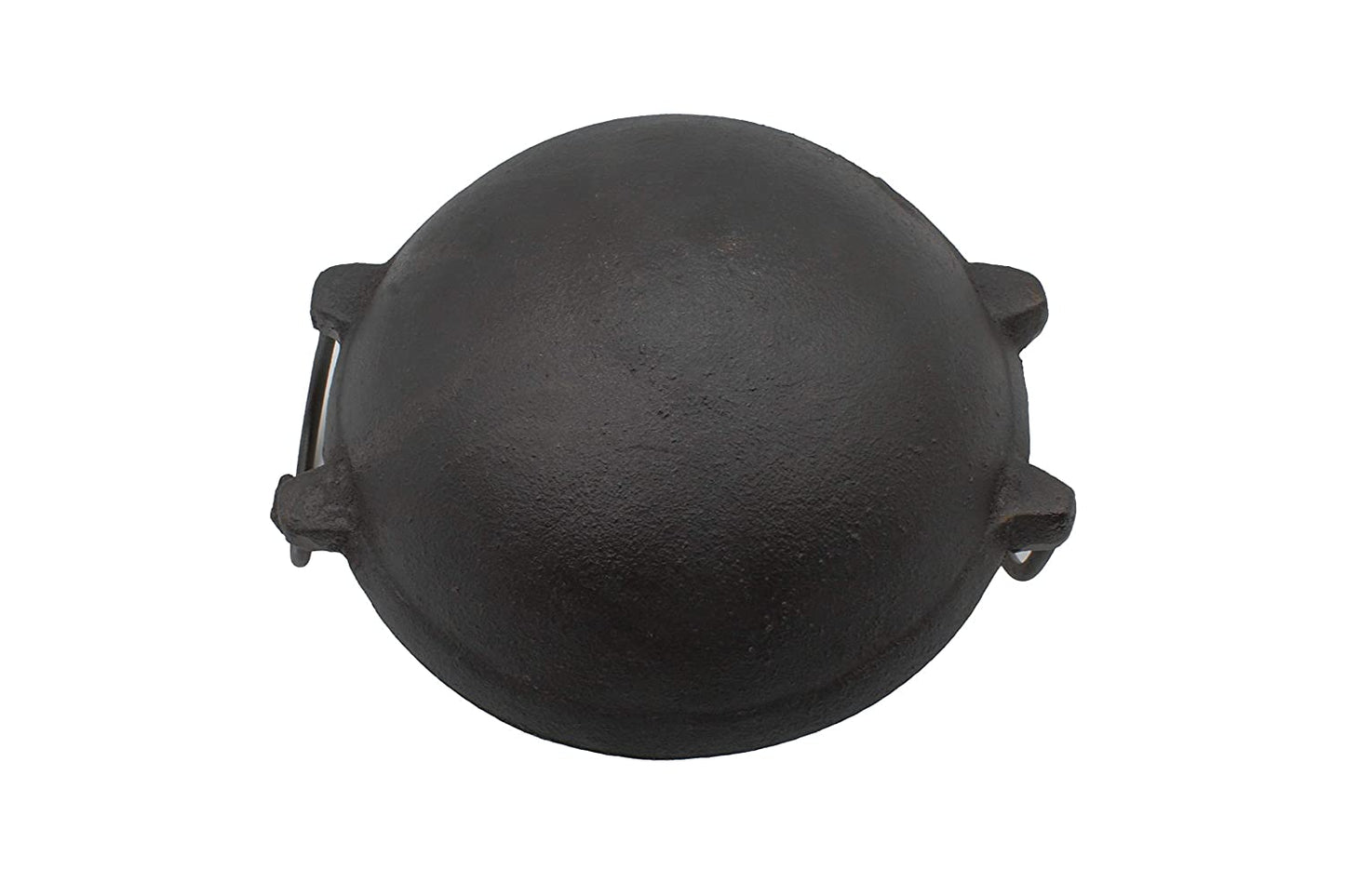 Pre-Seasoned Cast Iron Kadhai 7.5, 8 and 11.5 inches-Set of 3 (Induction Compatible)