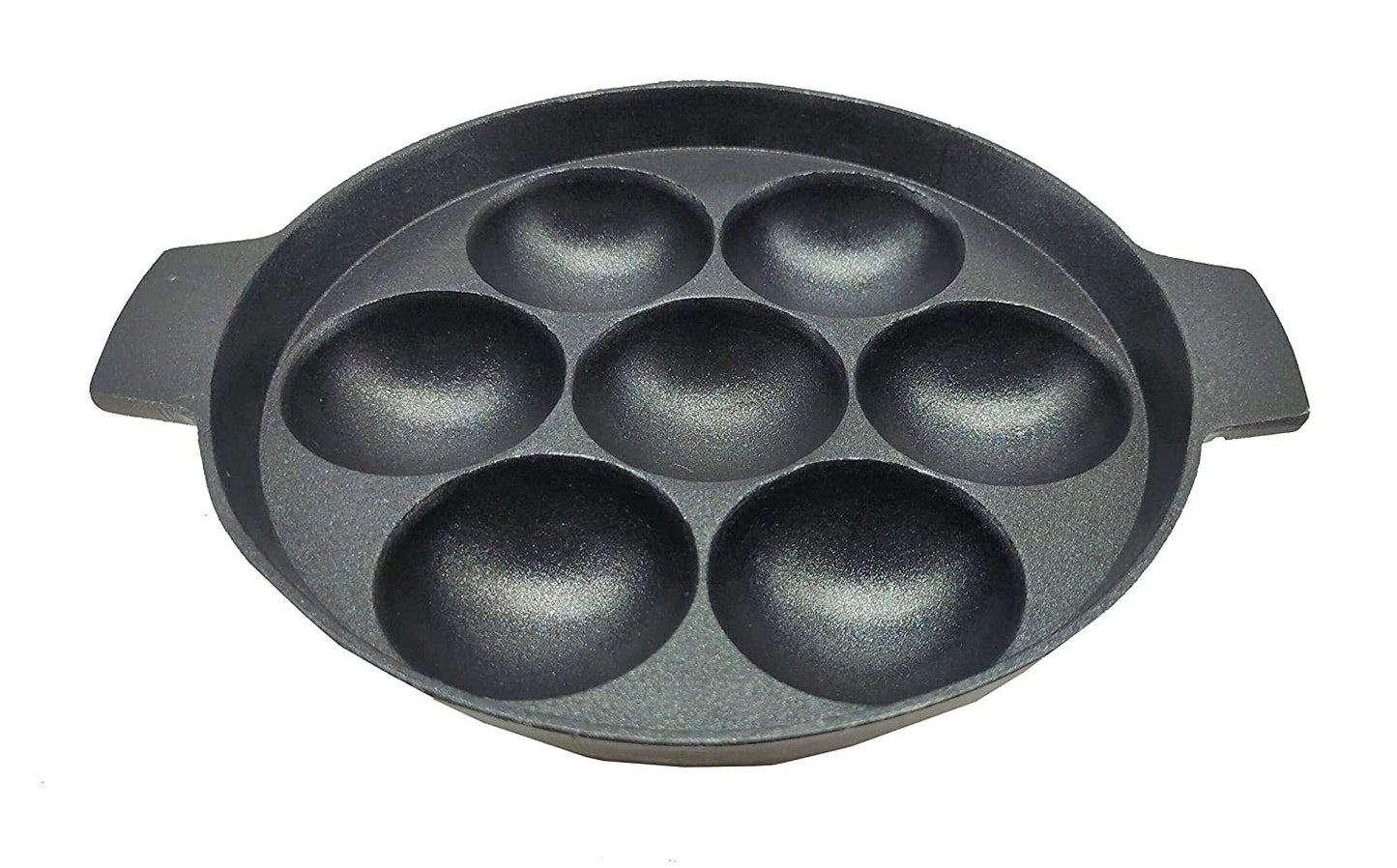 Die-cast Aluminum Nonstick 7 Pits Paniyarakal | Paddu tawa | Paniyaram Pan (Non-Induction)