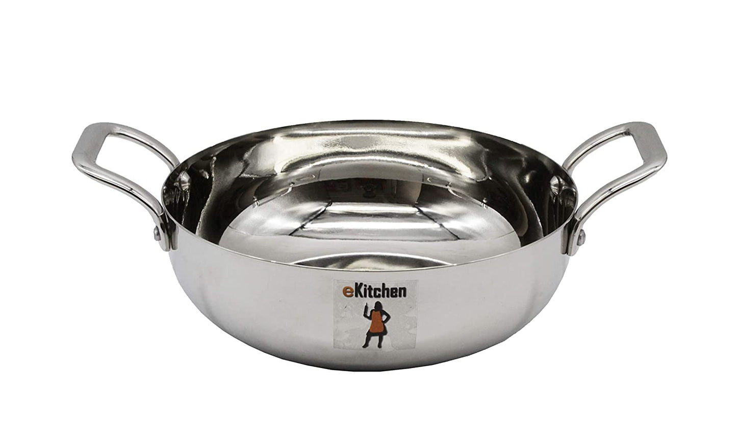 Exclusive Stainless Steel Heavy Gauge Kadhai