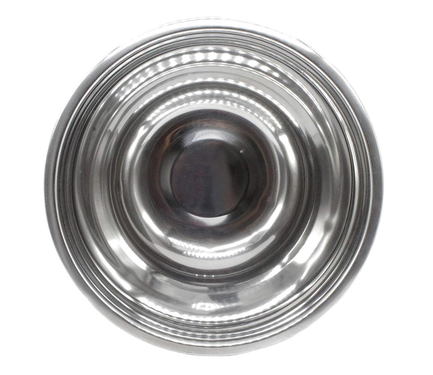 Mercury Stainless Steel Mixing Bowl 4, Size: 24cm | 3500ml (Glossy Finish)