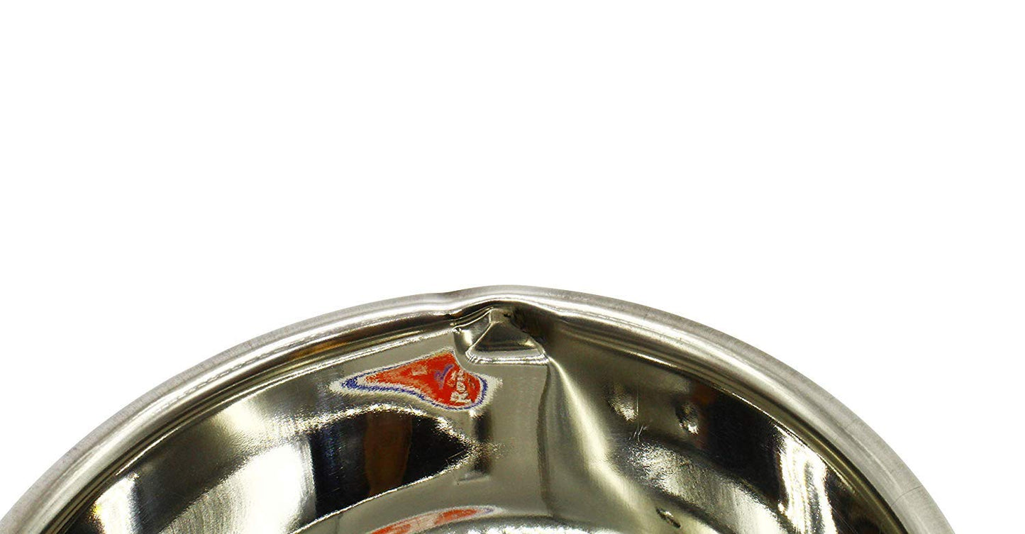 Stainless Steel Sandwich Bottom | Induction Compatible 2 Litre Sauce Pan | Milk Pan 17 cm