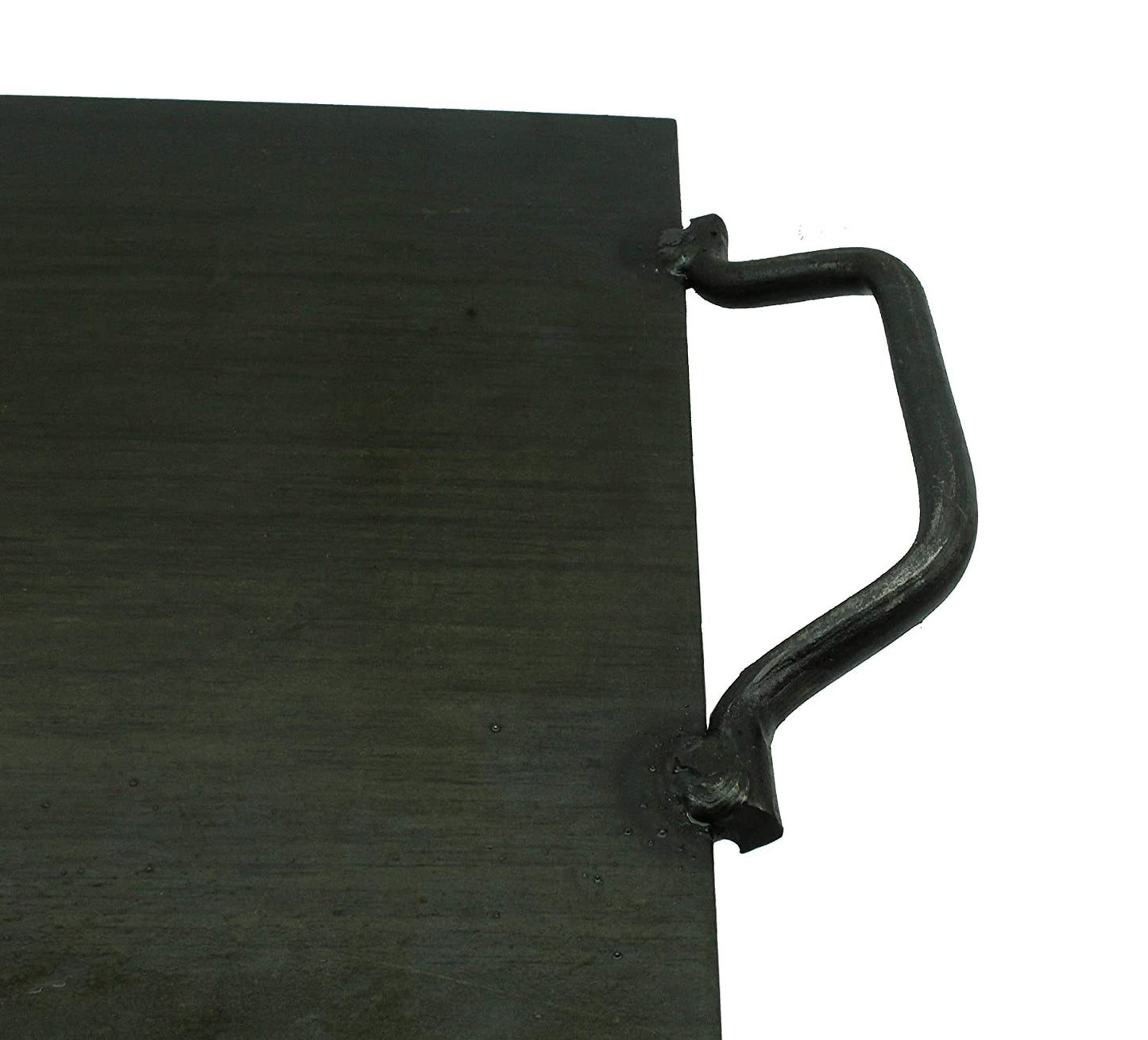 Traditional Pre-Seasoned Iron Flat Square Tawa 30cm