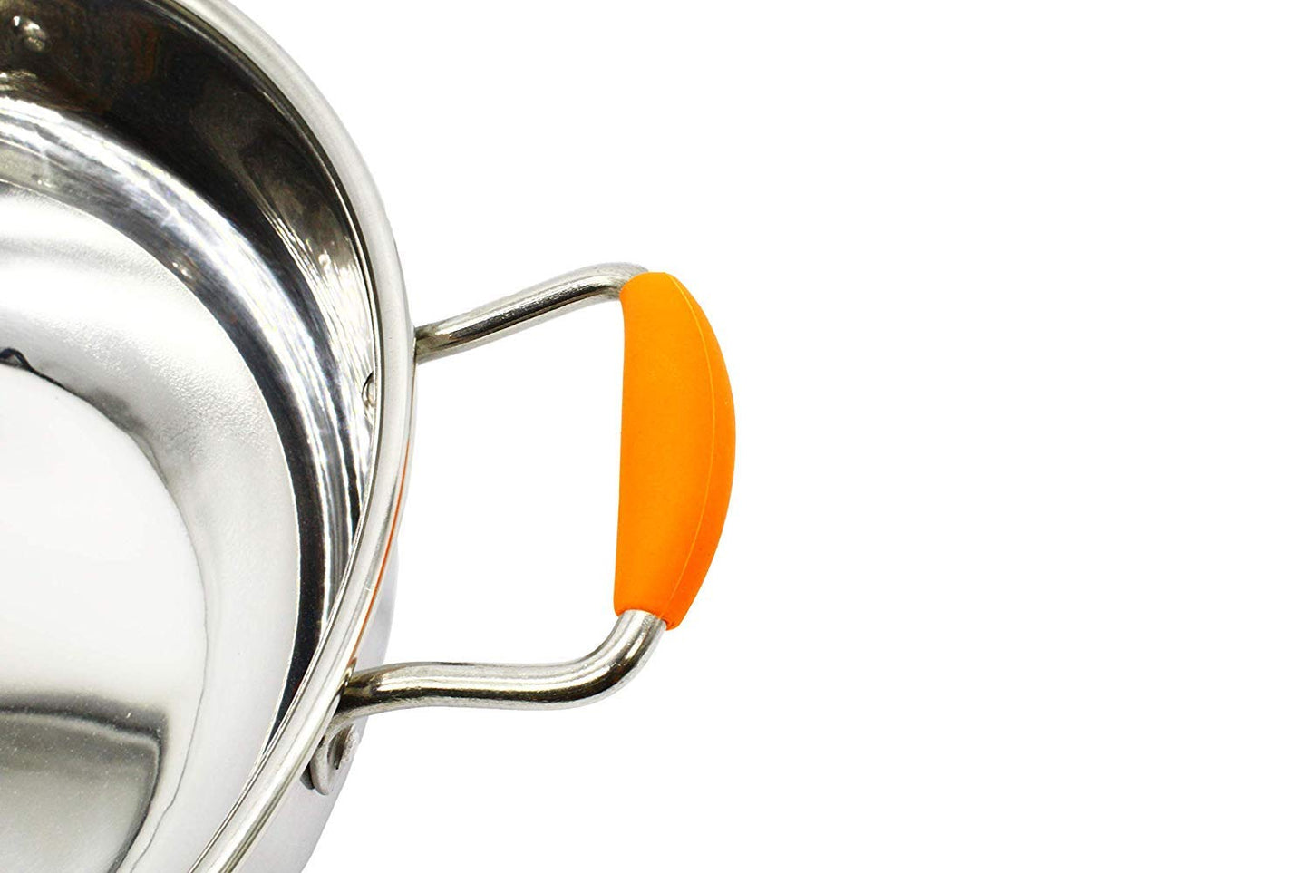 Stainless Steel Sandwich Bottom | Induction Compatible 2.75 Litre Kadhai 23 cm