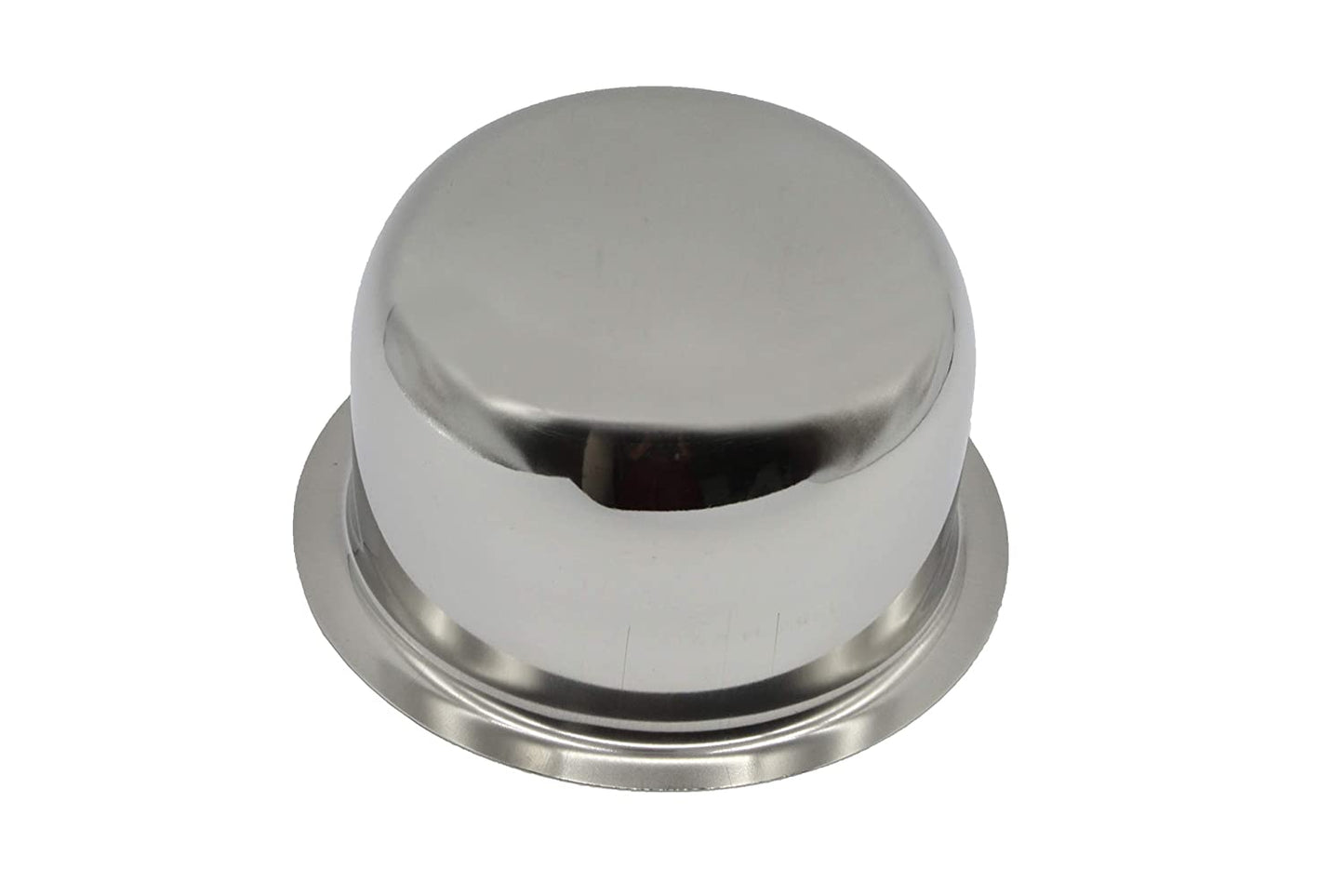 Stainless Steel Tope Set of 6 (10cm, 11cm, 12cm, 14cm, 15cm, 16cm) | Slightly Curved Bottom No: 2