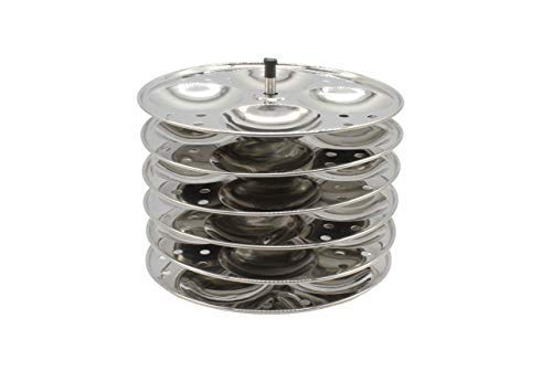Stainless Steel Idly Stand 6 Plates | 24 Idlies