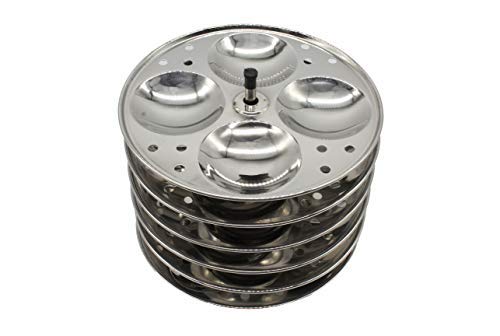 Stainless Steel Idly Stand 6 Plates | 24 Idlies