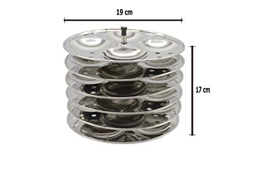 Stainless Steel Idly Stand 6 Plates | 24 Idlies