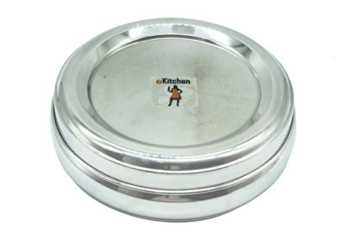 Stainless Steel Masala | Spice Dabba 7 Cups with Inner Plate Small - 20.5cm