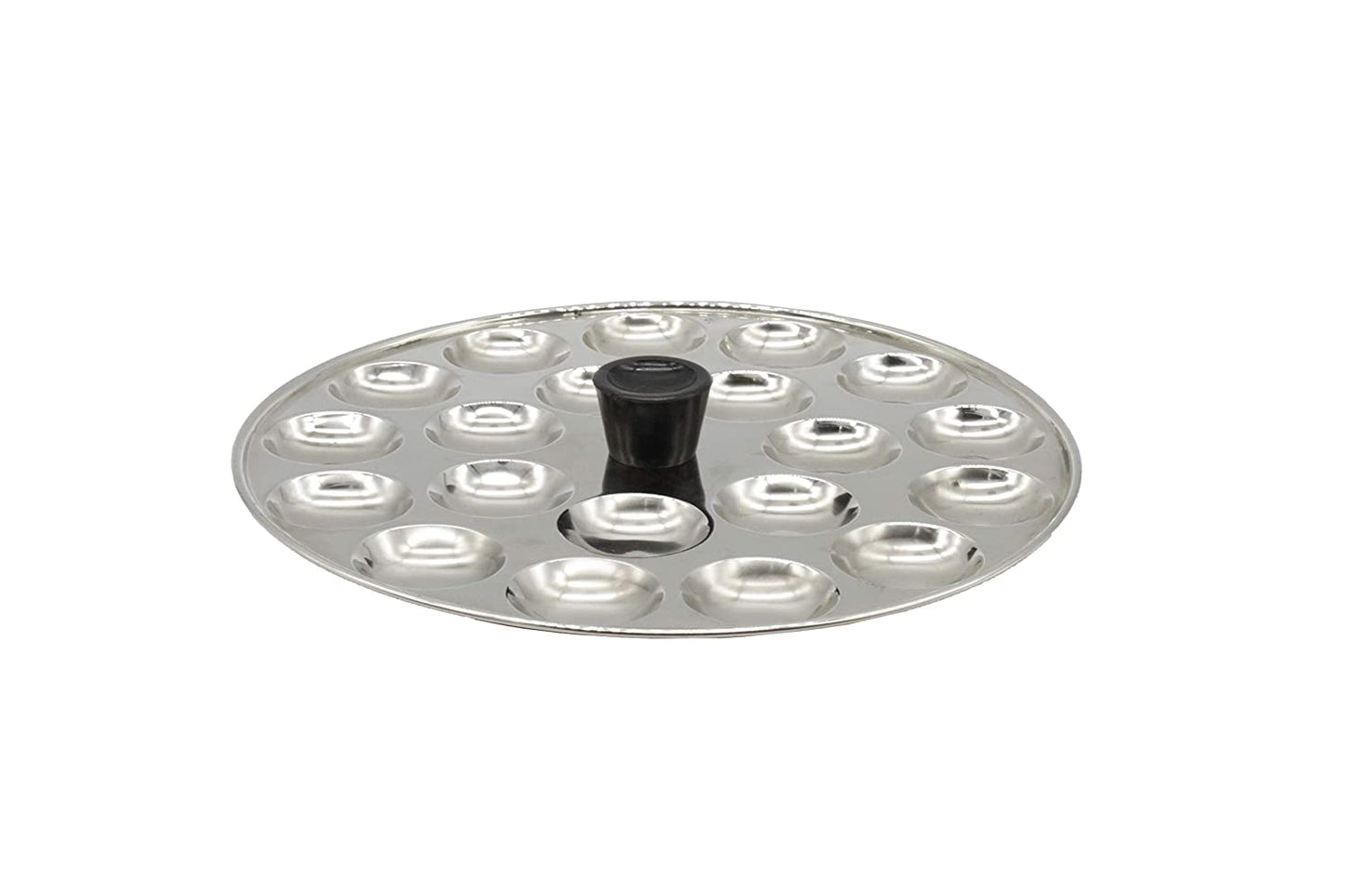 Stainless Steel Multi Steamer Pot 3 Idli Plates (21 Idlis)| 1 Mini Idli Plate (20 Mini Idlis) and 1 Multi Purpose Steamer | Idiyappam Steamer Plate (Induction Compatible)