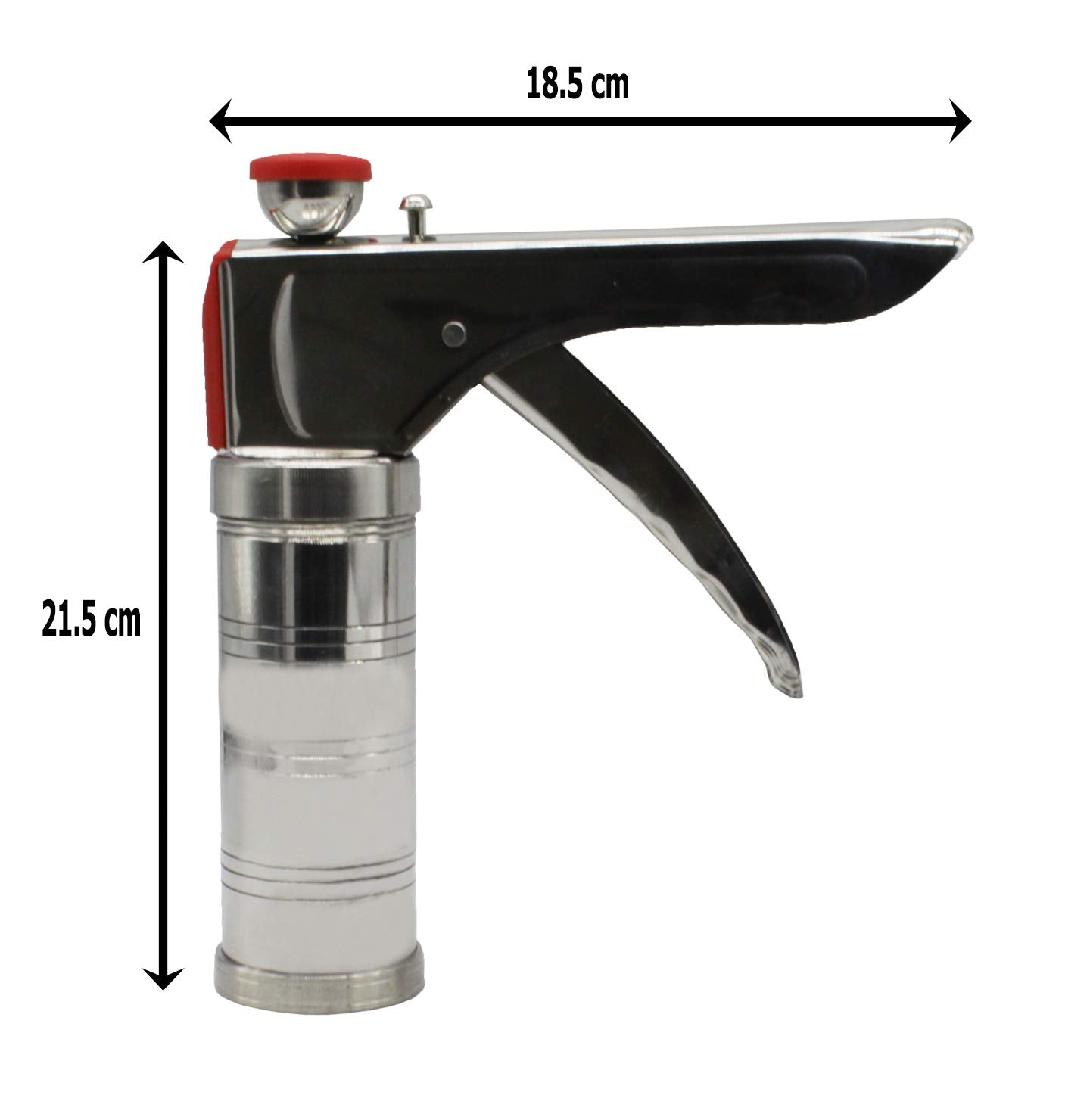 Stainless Steel Murukku Maker | Kitchen Press | Murukku Presser With Different Shape 15 Jali Plates and 6 Icing Nozzles