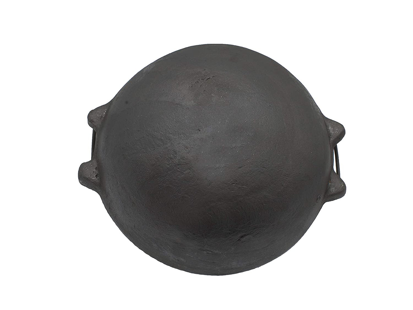 Pre-Seasoned Cast Iron 2.5 litres Kadhai NO.3-10 Inch | 26 cm | Depth : 9 cm-Induction Compatible