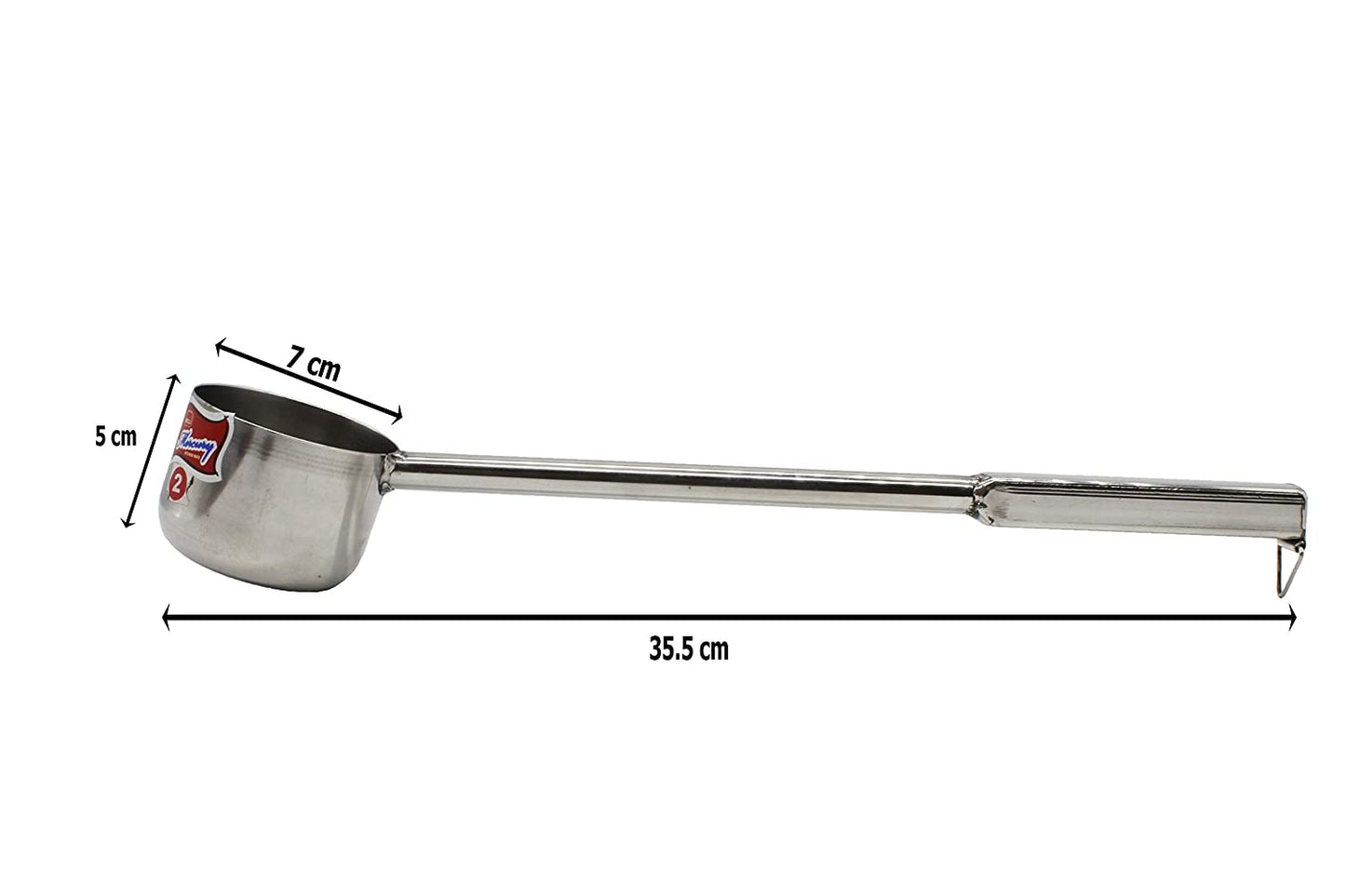 Long Stainless Steel Liquid Server | Canteen Server | Water Dispenser Ladle