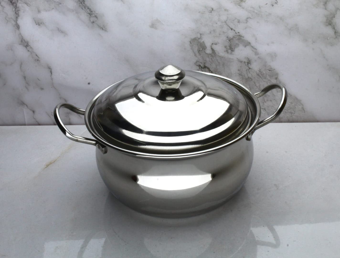 eKitchen Belly Stainless Steel Serving Dish 3 Pcs Set (15.5cm, 17cm, 19cm)