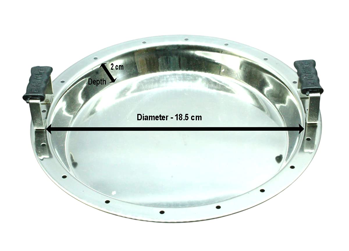 Stainless Steel Multi Steamer Idly Panai with 3 Idli Plates (13 Idlies) | 1 Steamer Plate | 1 Dhokla Plate | 1 Mini Idly Plate (Induction Base)