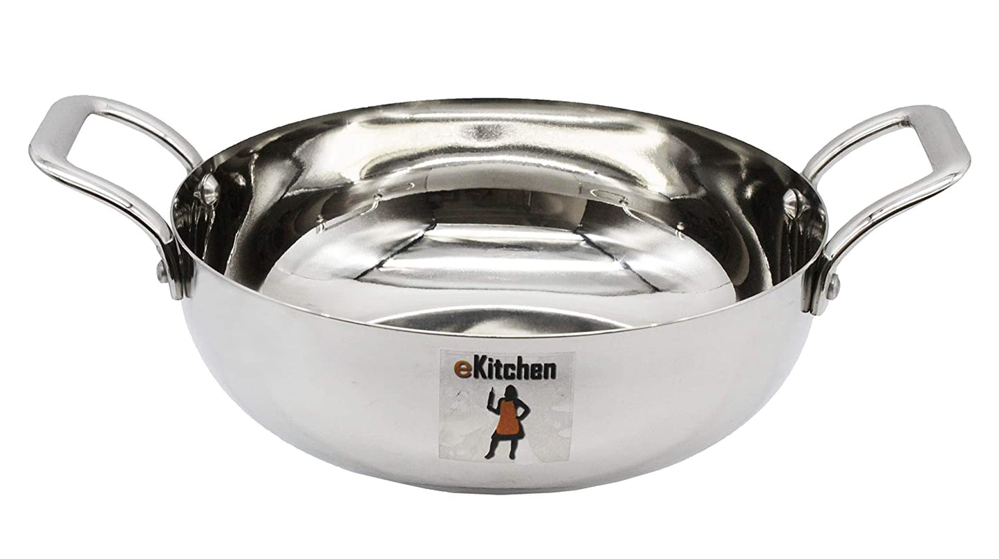 Exclusive Stainless Steel Heavy Gauge Kadhai