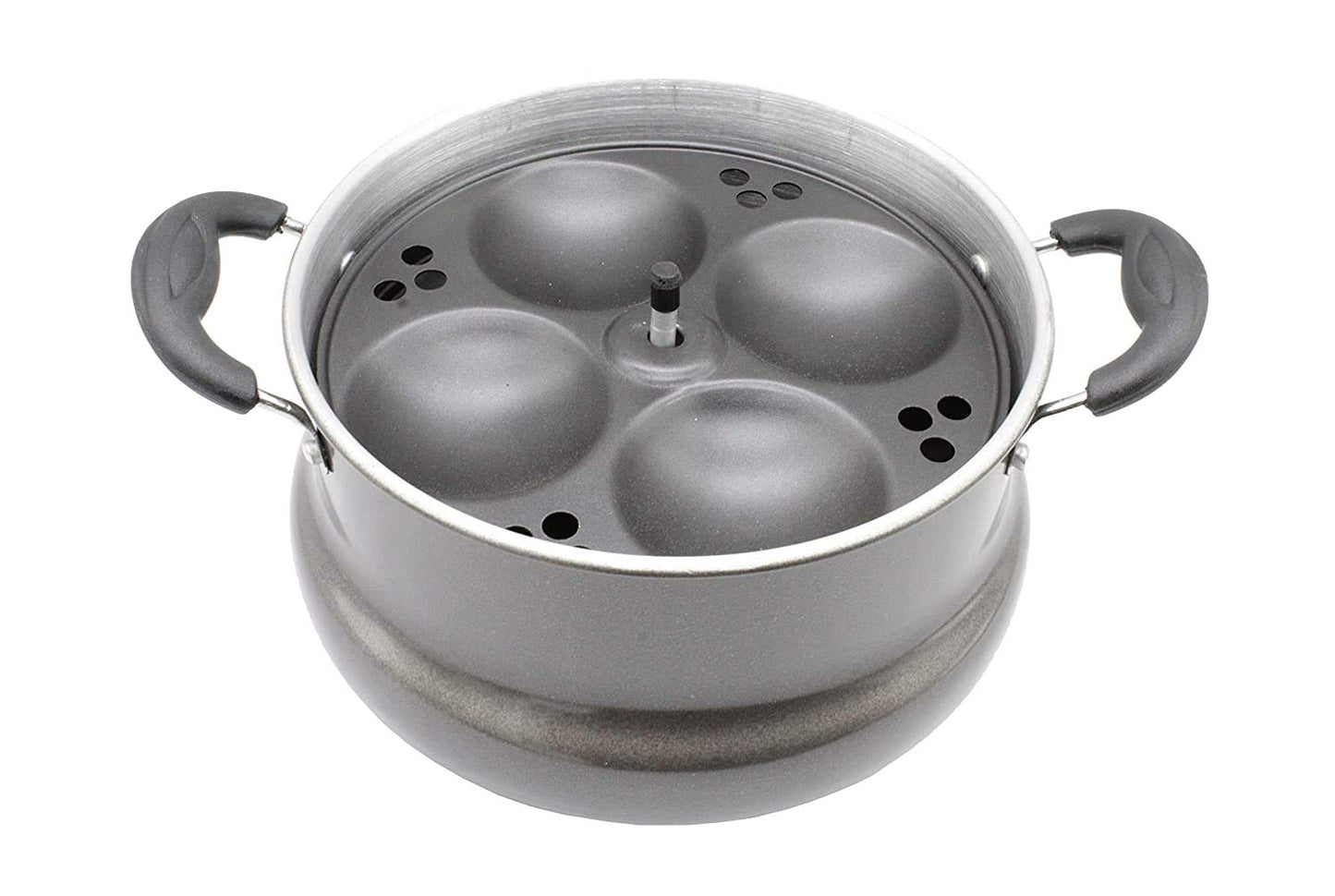 Bella Non-Stick Idli Maker | Steamer | Cooker Induction Base (16 idlies | 4 Plates)