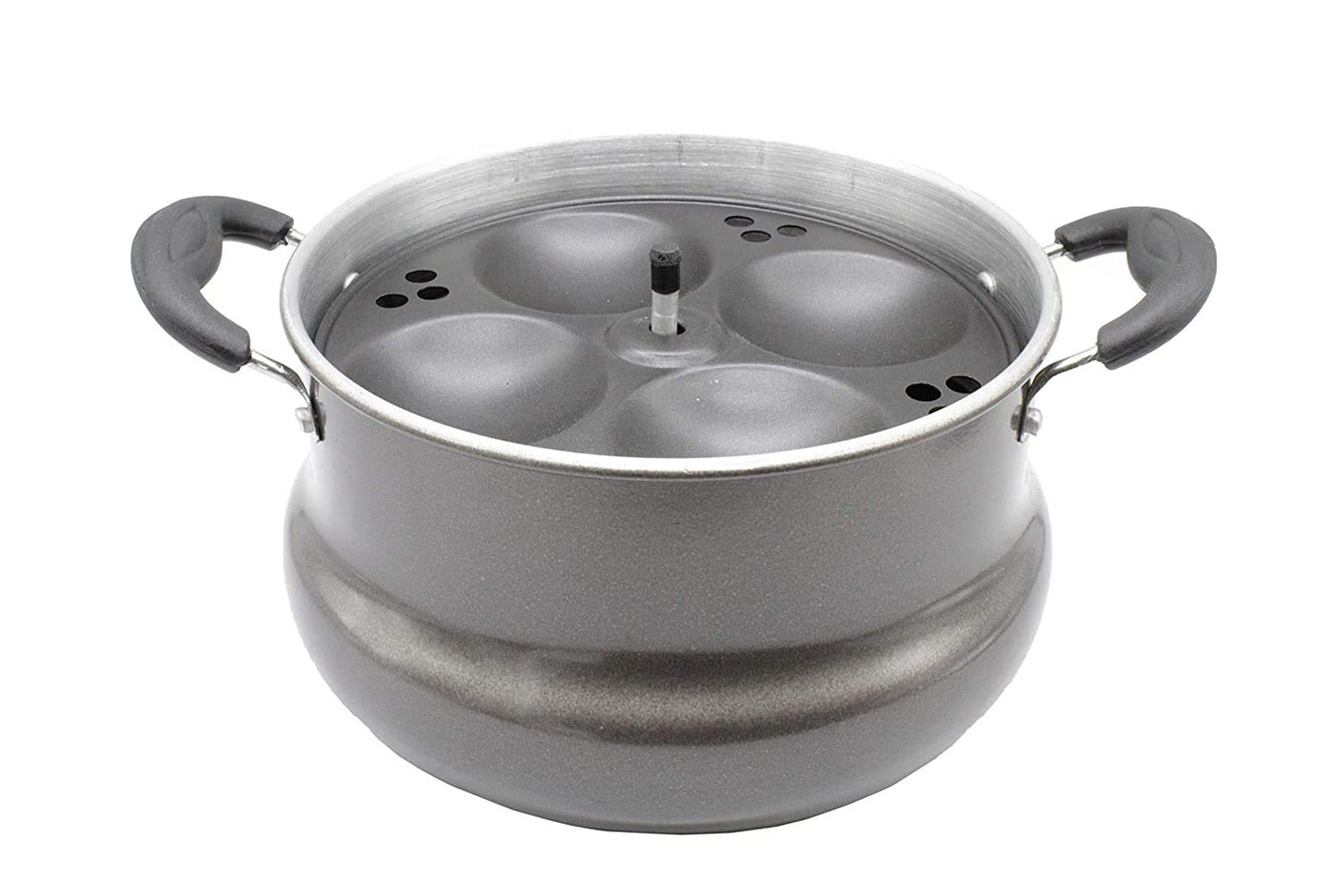 Bella Non-Stick Idli Maker | Steamer | Cooker Induction Base (16 idlies | 4 Plates)