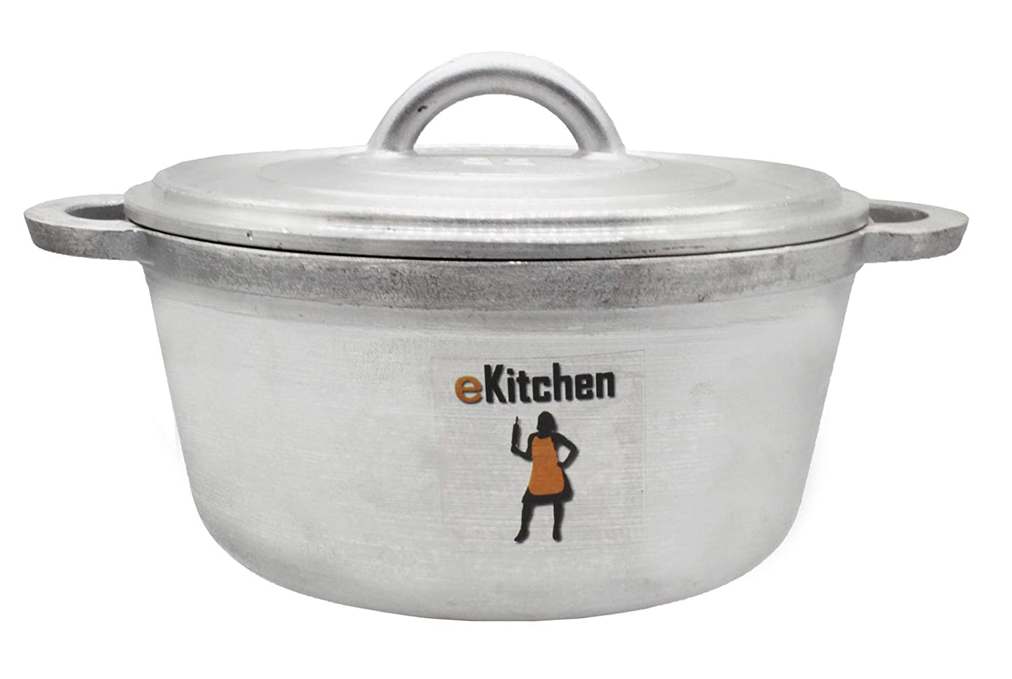Aluminium Big Cook and Serve Dutch Oven | Cooking Pot | Briyani Pot | Casserole