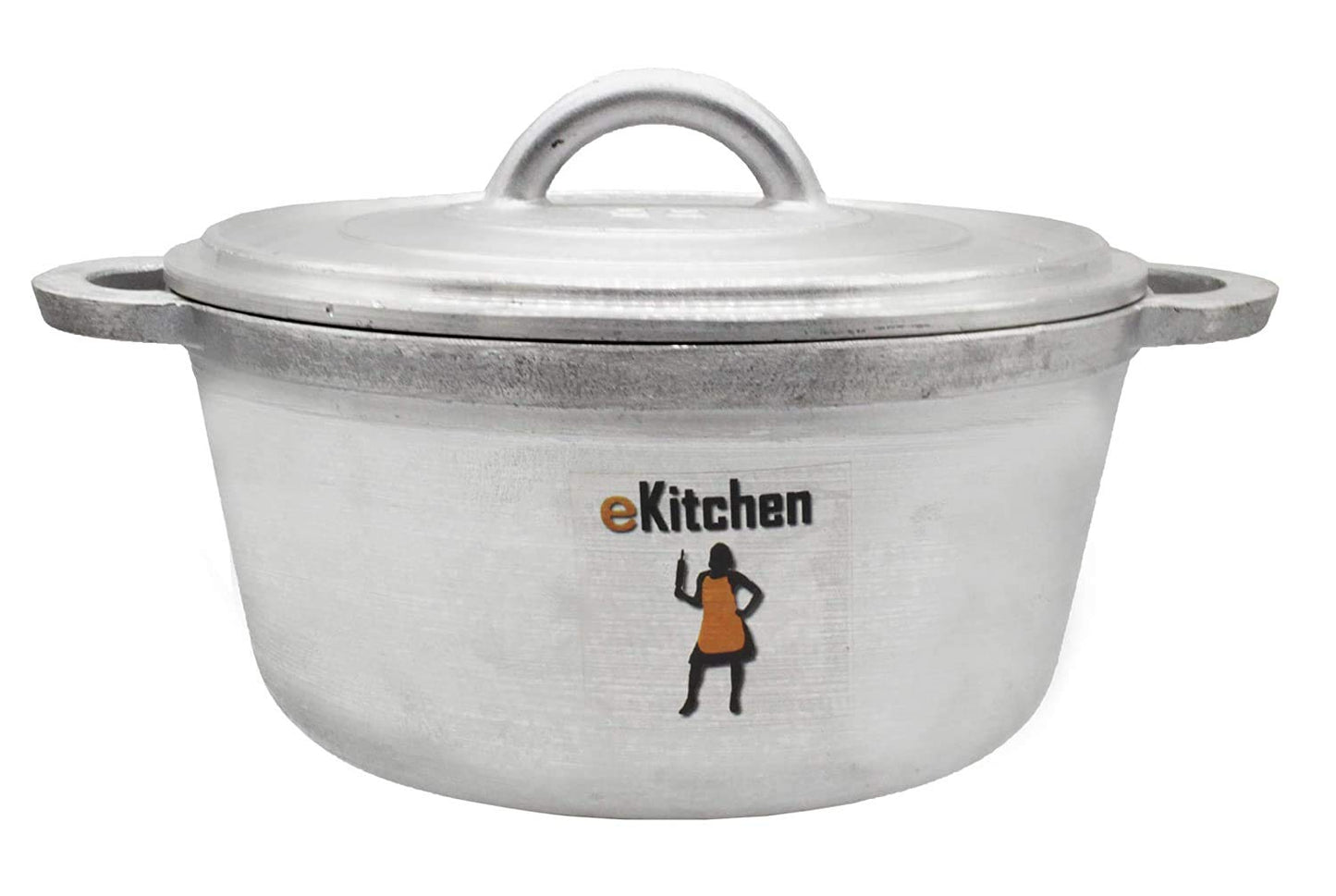 Aluminium Big Cook and Serve Dutch Oven | Cooking Pot | Briyani Pot | Casserole
