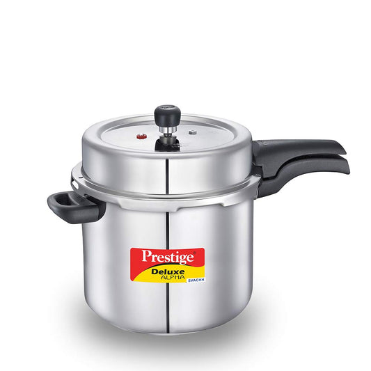 Prestige Svachh Deluxe Alpha 10 Litres Stainless Steel Outer Lid Pressure Cooker - 20254