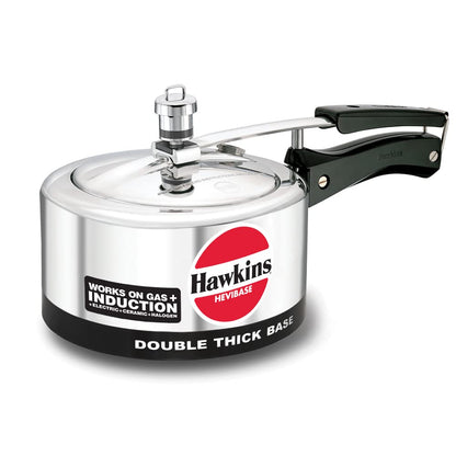Hawkins Hevibase 2 Litres Induction Base Aluminium Inner Lid Pressure Cooker - IH20