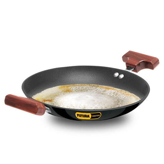 Hawkins Futura Non-stick Round Bottom Appachatty, Breakfast Pan 0.9 Litres | 22 cms, 3.25mm - NBFP 09