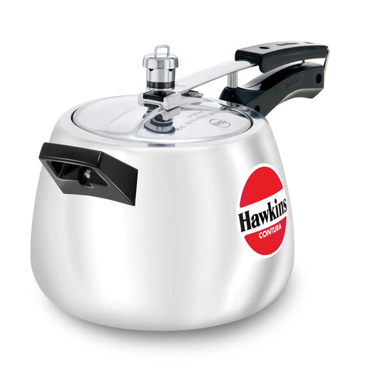 Hawkins Contura Aluminium Inner Lid Pressure Cooker, 4 Litres - HC40