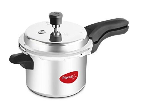 Pigeon Calida Deluxe Aluminium Outer Lid Pressure Cooker 5 Litres, Induction Base - 117