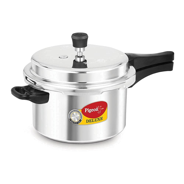 Pigeon Deluxe Clean Cook Aluminium Outer Lid Pressure Cooker 3 Litres - 14962
