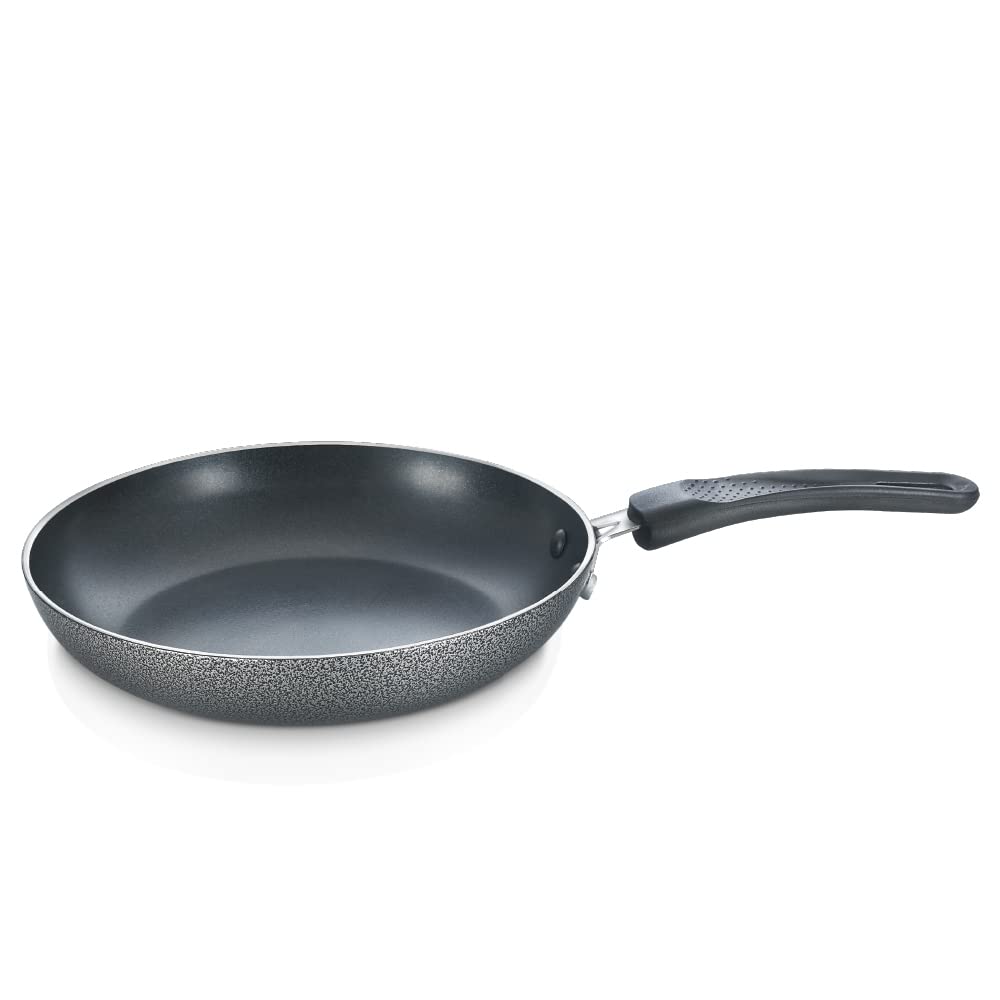 Prestige Omega Select Plus Aluminium Non-Stick Fry Pan, 28cms, Black (non induction) - 30716