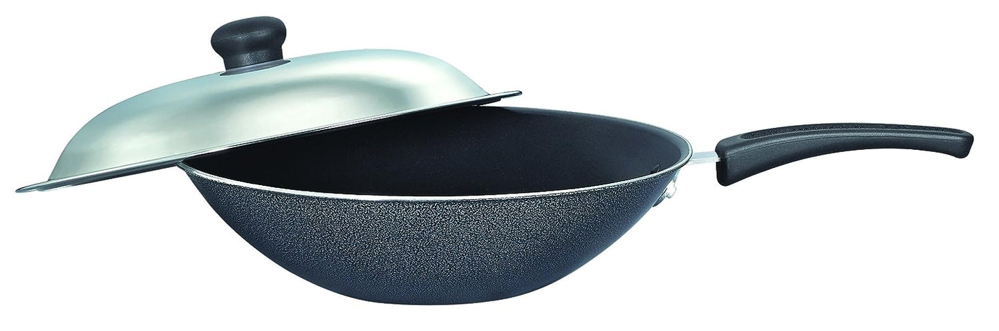 Prestige Omega Select Plus Nonstick Chinese Wok With Lid 30cms - 30717